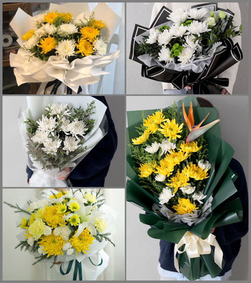 广东广州市花都区赤坭镇乌石村白事花束代送